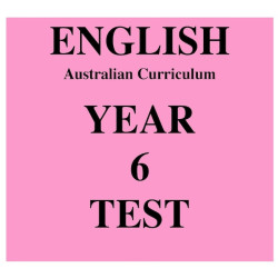 Australian Curriculum English Year 6
